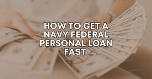 navy federal personal loan